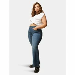 Warp + Weft Mia Plus - High Rise Flair | Feel Good Denim