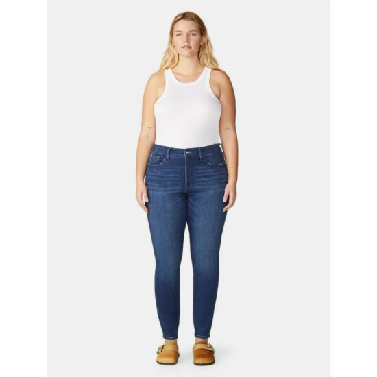 Warp + Weft JFK Plus Size Skinny - Palisades Denim 3 Warp + Weft JFK Plus Size Skinny - Palisades Denim