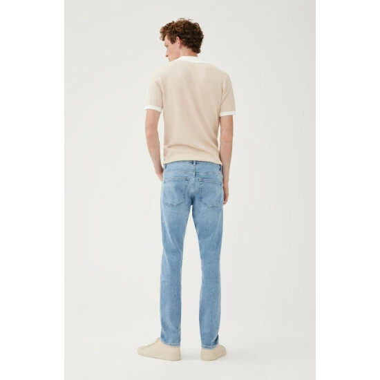 Warp + Weft AMS Slim Jeans - Lumen Denim & Bottoms 5 Warp + Weft AMS Slim Jeans - Lumen Denim & Bottoms - Image 3