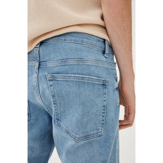 Warp + Weft AMS Slim Jeans - Lumen Denim & Bottoms 7 Warp + Weft AMS Slim Jeans - Lumen Denim & Bottoms - Image 5