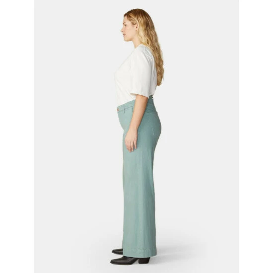 Warp + Weft NCE Plus - Wide Leg - Limestone Denim 6 Warp + Weft NCE Plus - Wide Leg - Limestone Denim - Image 4