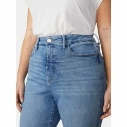 Warp + Weft SAN Plus Size Split Flare - Luxe Denim -Druthers Shop unnamed file 1256