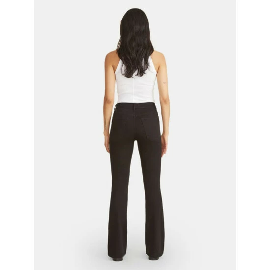 Warp + Weft PHL Slim Bootcut - Black Jeans & Denim 7 Warp + Weft PHL Slim Bootcut - Black Jeans & Denim - Image 5