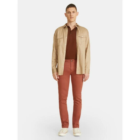 Warp + Weft AMS Slim - Brick Denim & Bottoms 3 Warp + Weft AMS Slim - Brick Denim & Bottoms