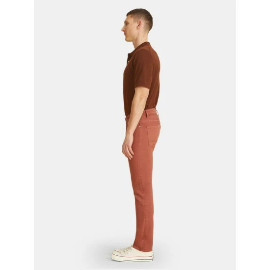 Warp + Weft AMS Slim - Brick Denim & Bottoms 6 Warp + Weft AMS Slim - Brick Denim & Bottoms - Image 4