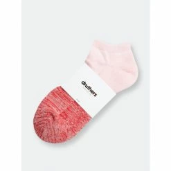 Druthers Organic Cotton Everyday Blocked Ankle Sock - Bubble Gum Socks -Druthers Shop unnamed file 1338