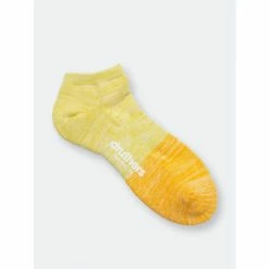 Druthers Organic Cotton Everyday Blocked Ankle Sock - Lemonade Socks
