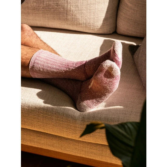Druthers Merino Wool House Socks Purple 4 Druthers Merino Wool House Socks Purple - Image 2