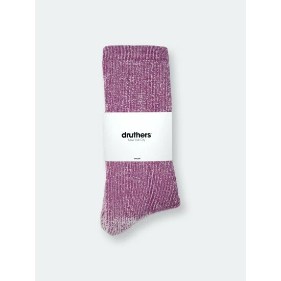 Druthers Merino Wool House Socks Purple 8 Druthers Merino Wool House Socks Purple - Image 6