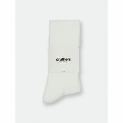 Druthers Organic Cotton Everyday Crew Sock - White Socks -Druthers Shop unnamed file 1360