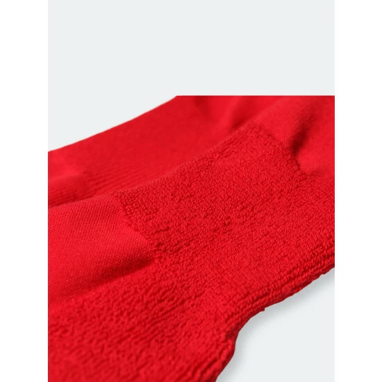 Druthers Organic Cotton Everyday Crew Sock - Red Socks 5 Druthers Organic Cotton Everyday Crew Sock - Red Socks - Image 3