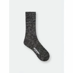 Druthers Organic Cotton Everyday Crew Sock - Charcoal Mélange Socks