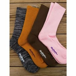 Druthers Organic Cotton Everyday Crew Sock - Charcoal Mélange Socks -Druthers Shop unnamed file 1387