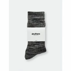 Druthers Organic Cotton Everyday Crew Sock - Charcoal Mélange Socks -Druthers Shop unnamed file 1388