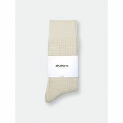 Druthers Merino Wool Waffle Sock Socks Off White -Druthers Shop unnamed file 1415