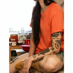 Druthers Gots® Certified Organic Cotton T-shirt Tops Burnt Sienna 12 Druthers Gots® Certified Organic Cotton T-shirt Tops Burnt Sienna -Druthers Shop unnamed file 1421