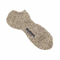 Druthers Recycled Cotton Mélange Ankle Sock - Grey Mélange Socks
