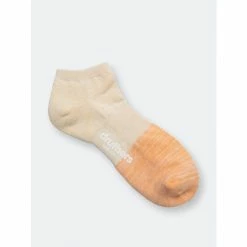 Druthers Organic Cotton Everyday Blocked Ankle Sock Socks Creamcicle