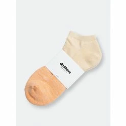 Druthers Organic Cotton Everyday Blocked Ankle Sock Socks Creamcicle -Druthers Shop unnamed file 1462
