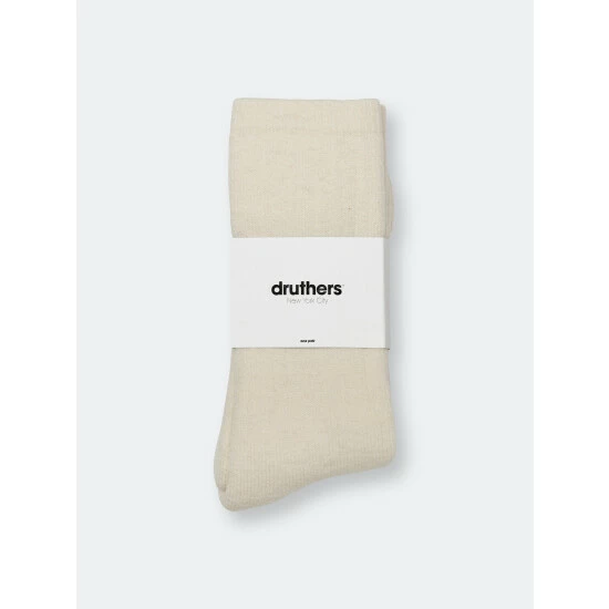 Druthers Merino Wool House Sock Socks Off White 6 Druthers Merino Wool House Sock Socks Off White - Image 4