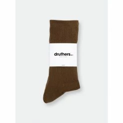 Druthers Organic Cotton Everyday Crew Sock - Olive Socks -Druthers Shop unnamed file 1509