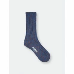 Druthers Organic Cotton Rib Slub Crew Sock - Rugby Socks