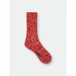 Druthers Organic Cotton Everyday Crew Sock - Red Mélange Socks
