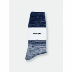 Druthers Organic Cotton Gradient Crew Sock - Navy & White Socks Cream & Navy -Druthers Shop unnamed file 1540