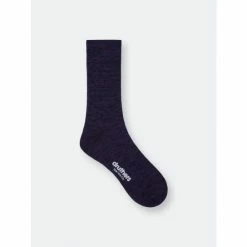 Druthers Organic Cotton Everyday Crew Sock - Navy Mélange Socks