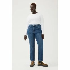 Warp + Weft MAB Plus - Slim Straight Jeans - Skylark Denim