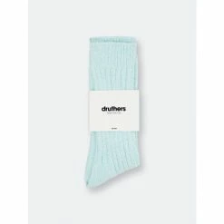 Druthers Organic Cotton Rib Slub Crew Sock - Lt. Blue Socks -Druthers Shop unnamed file 1557