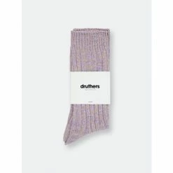 Druthers Organic Cotton Rib Slub Crew Sock - Banana Grape Socks -Druthers Shop unnamed file 1563