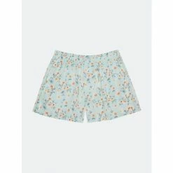 Druthers Organic Cotton Daisy Boxer Shorts Lt. Blue