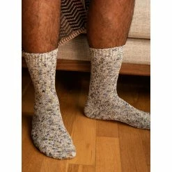 Druthers Tie Dye Yarn Crew Sock Socks Oatmeal -Druthers Shop unnamed file 1589