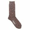 Druthers Recycled Cotton Mélange Crew Sock - Navy Mélange Socks