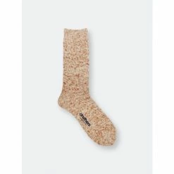 Druthers Recycled Cotton Mélange Crew Sock - Sand Mélange Socks