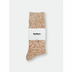 Druthers Recycled Cotton Mélange Crew Sock - Sand Mélange Socks -Druthers Shop unnamed file 1627