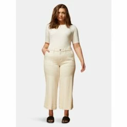 Warp + Weft ICN Plus - Wide Leg | Bone Denim -Druthers Shop unnamed file 163