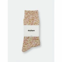Druthers Tie Dye Yarn Crew Sock Socks Apricot -Druthers Shop unnamed file 1637