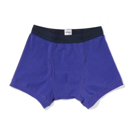 Druthers Organic Cotton Boxer Briefs - Royal Blue Underwear 4 Druthers Organic Cotton Boxer Briefs - Royal Blue Underwear - Image 2