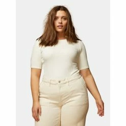 Warp + Weft ICN Plus - Wide Leg | Bone Denim -Druthers Shop unnamed file 166