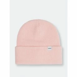 Druthers Organic Cotton Cardigan Knit Beanie - Pink Hats