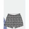 Druthers Organic Cotton Ikat Boxer Short Shorts Black