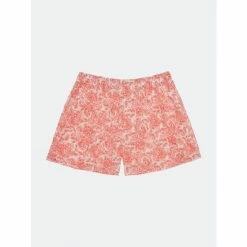 Druthers Organic Cotton Roses Boxer Shorts - White