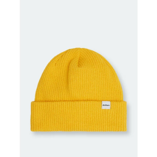 Druthers Recycled Cotton Ribbed Knit Beanie - Sunflower Streetwear 3 Druthers Recycled Cotton Ribbed Knit Beanie - Sunflower Streetwear