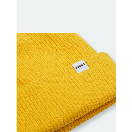 Druthers Recycled Cotton Ribbed Knit Beanie - Sunflower Streetwear 4 Druthers Recycled Cotton Ribbed Knit Beanie - Sunflower Streetwear - Image 2