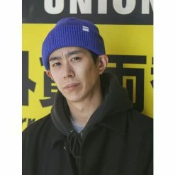 Druthers Organic Cotton Waffle Knit Beanie - Royal Blue Hats -Druthers Shop unnamed file 1767