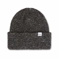 Druthers Recycled Cotton Melange 1X1 Rib Beanie - Charcoal Melangé Streetwear