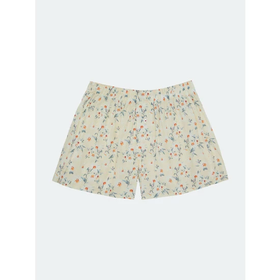 Druthers Organic Cotton Daisy Boxer Shorts Peach 3 Druthers Organic Cotton Daisy Boxer Shorts Peach