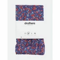 Druthers Organic Cotton Micro Floral Boxer Shorts - Navy -Druthers Shop unnamed file 1832